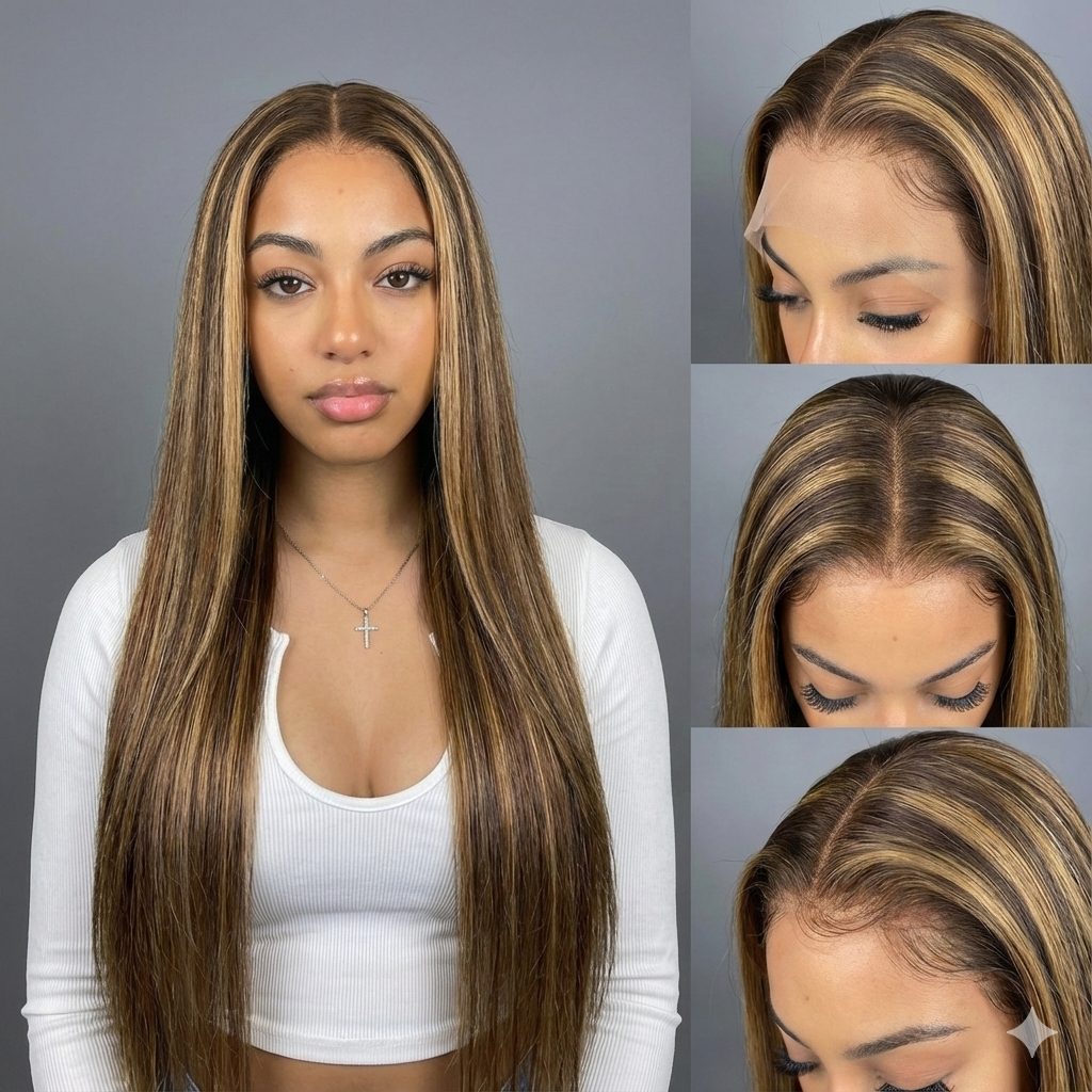 Silky Straight Lace Wig