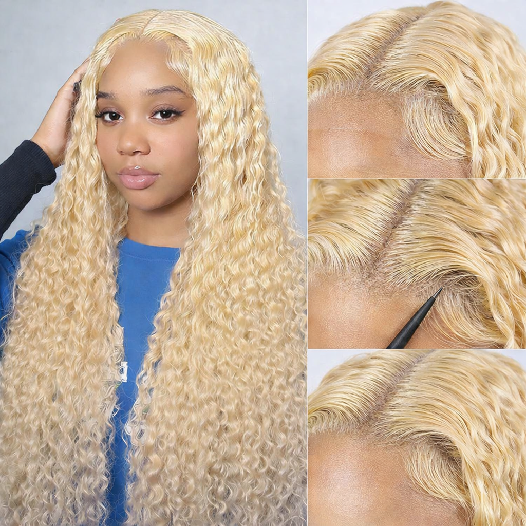 European And American Ladies Front Lace Synthetic Wigs